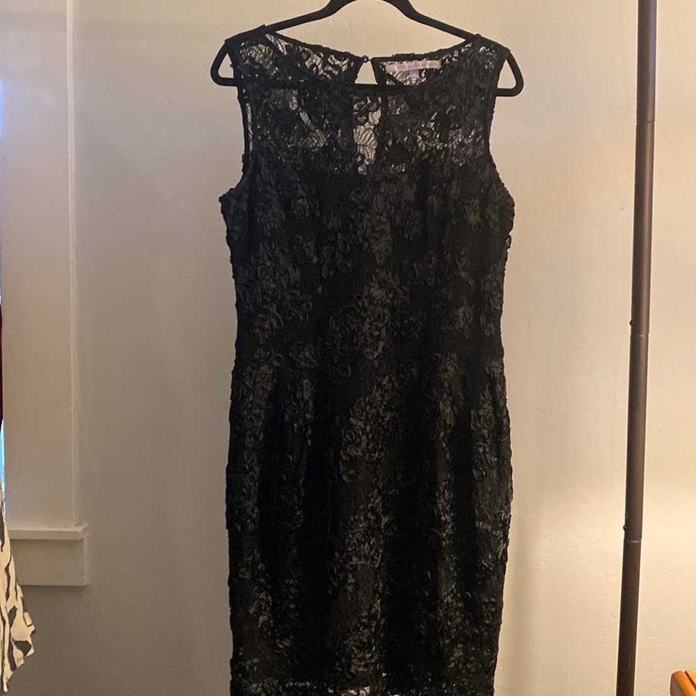 Black cocktail dress from Dress Barn Size 14